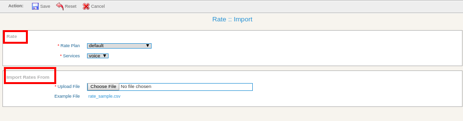 rate import